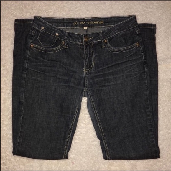Itz Me USA Premium Denim Jeans Size 9 Dark Wash - Picture 3 of 7